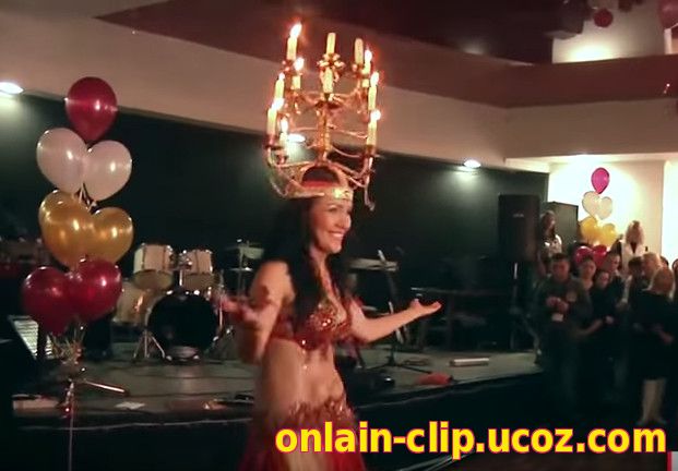 Арабский  танец живота со свечами